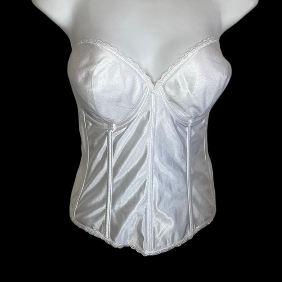 Under cover womens white Strapless Overbust Boned Corset Bustier - Picture 3 of 12